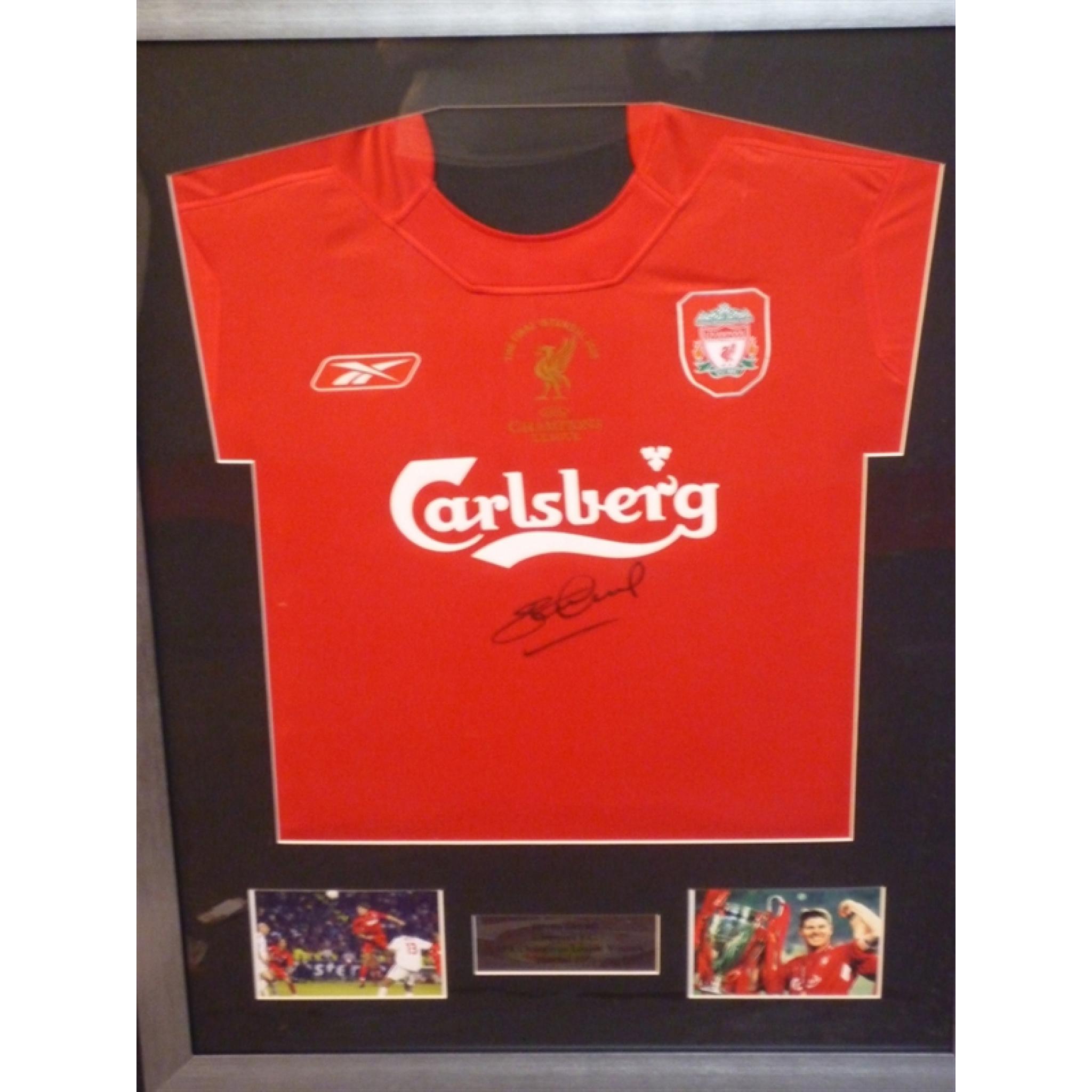 Steven Gerrard Signed Liverpool 2005 Champions League Final