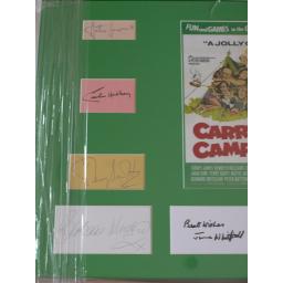 Carry On Camping multi signed & framed display (1b).jpg